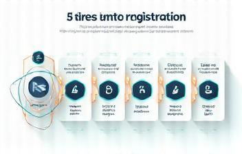 Step-by-step digital vignette registration process graphic